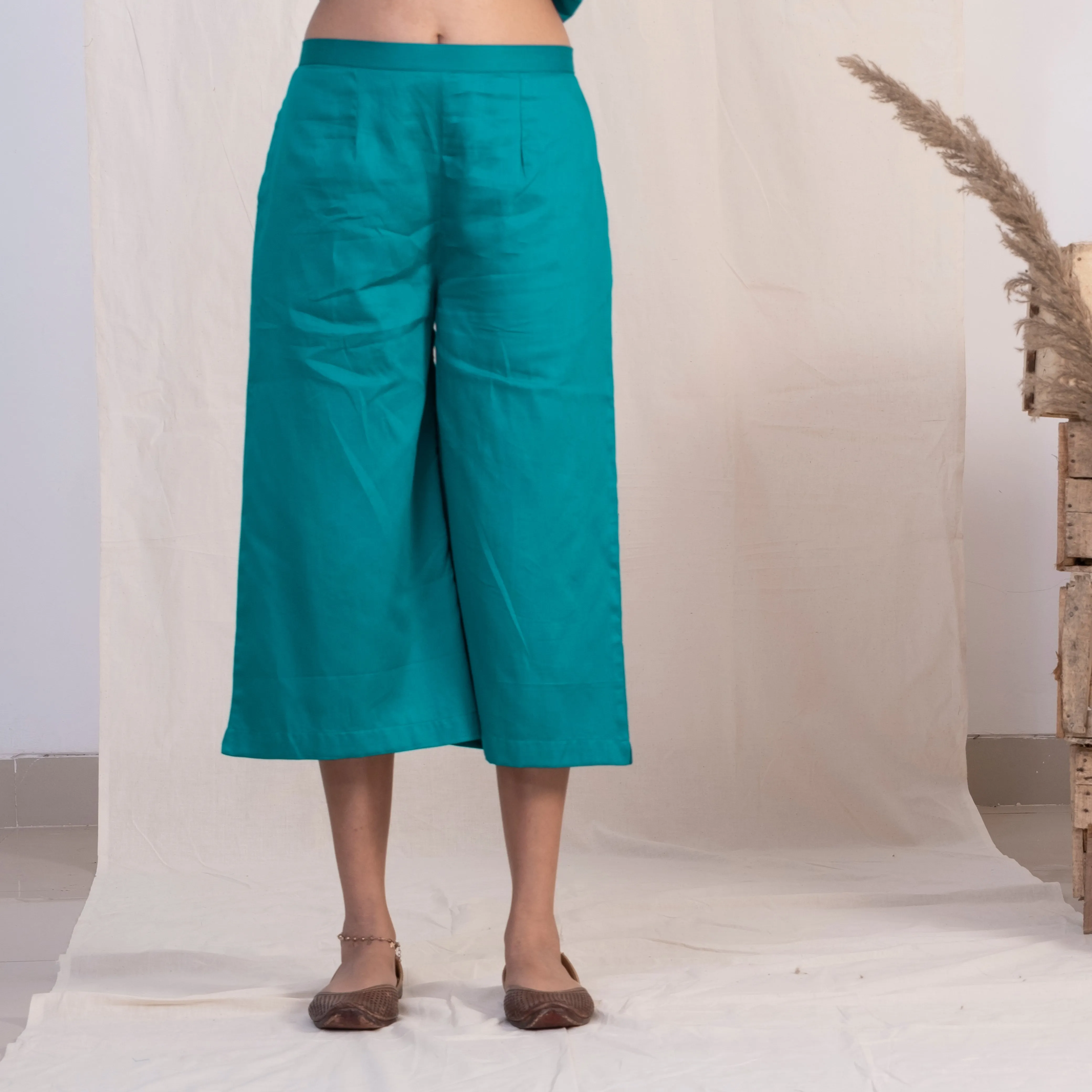 Akiso Blue Short Palazzo