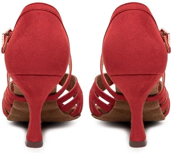 AOQUNFS Women's Latin Dance Shoes Professional Ballroom Salsa Practice Performance Dancing Shoes
