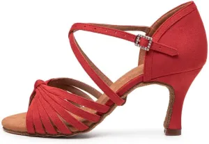 AOQUNFS Women's Latin Dance Shoes Professional Ballroom Salsa Practice Performance Dancing Shoes