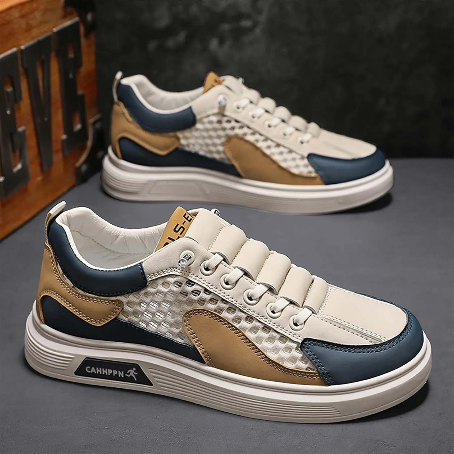 Arch Support Sports Shoes for Men Lightweight Sport Gym Jogging Walking Sneaker Lightweight Work Shoes for Men