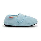 ARCHLINE Orthotic Plus Slippers Closed Scuffs Pain Relief Moccasins - Baby Blue - EU 43