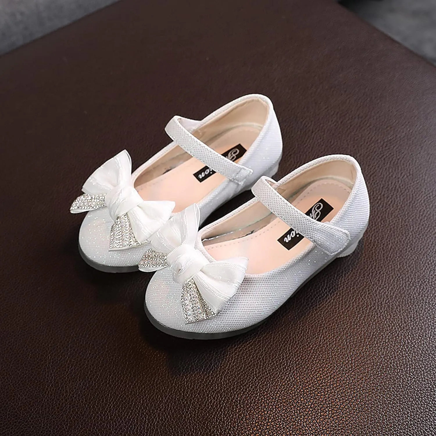 Baby Girl Petal Splicing Floral Shoes Wave Trim Solid Faux PU Sandal Princess Rubber Sole Shoe Summer Elegant Sandals