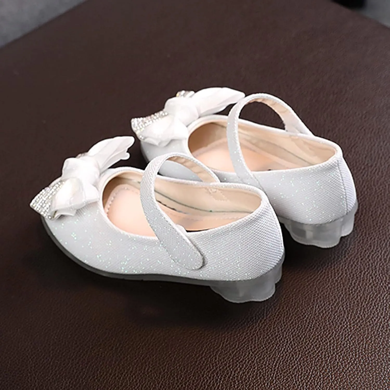 Baby Girl Petal Splicing Floral Shoes Wave Trim Solid Faux PU Sandal Princess Rubber Sole Shoe Summer Elegant Sandals