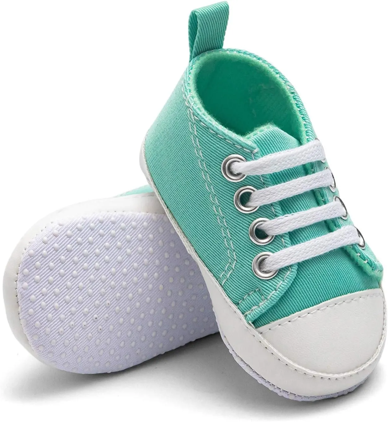Baby Infant Lace Sneakers Flat Non Slip Ankle Toddler First Walking Running Sport Shoes Lightweight Casual Comfy