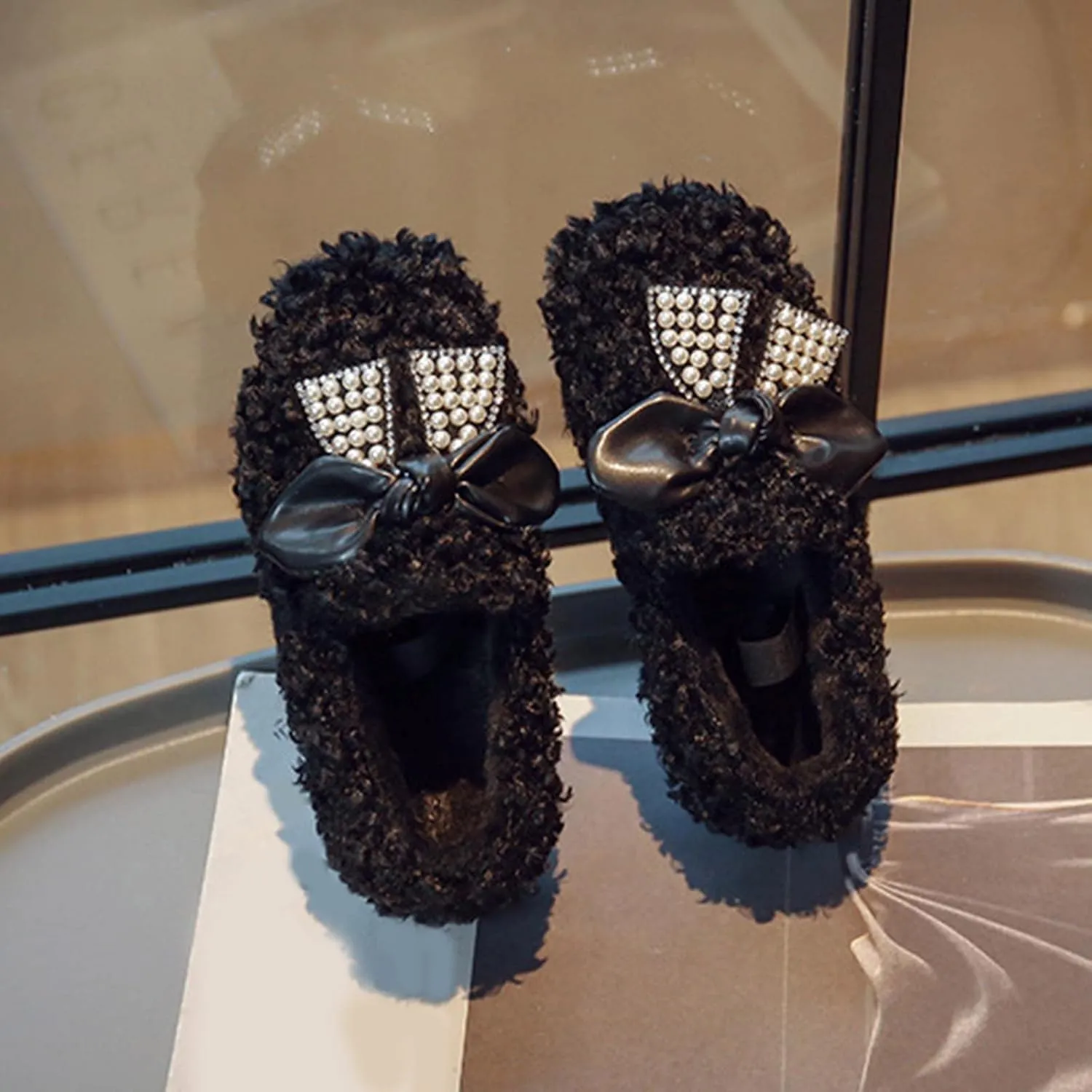 Big Girl Boots Winter Children Boots Boys And Girls Cotton Shoes Flat Bottom Non Slip Leather Boots for Girls