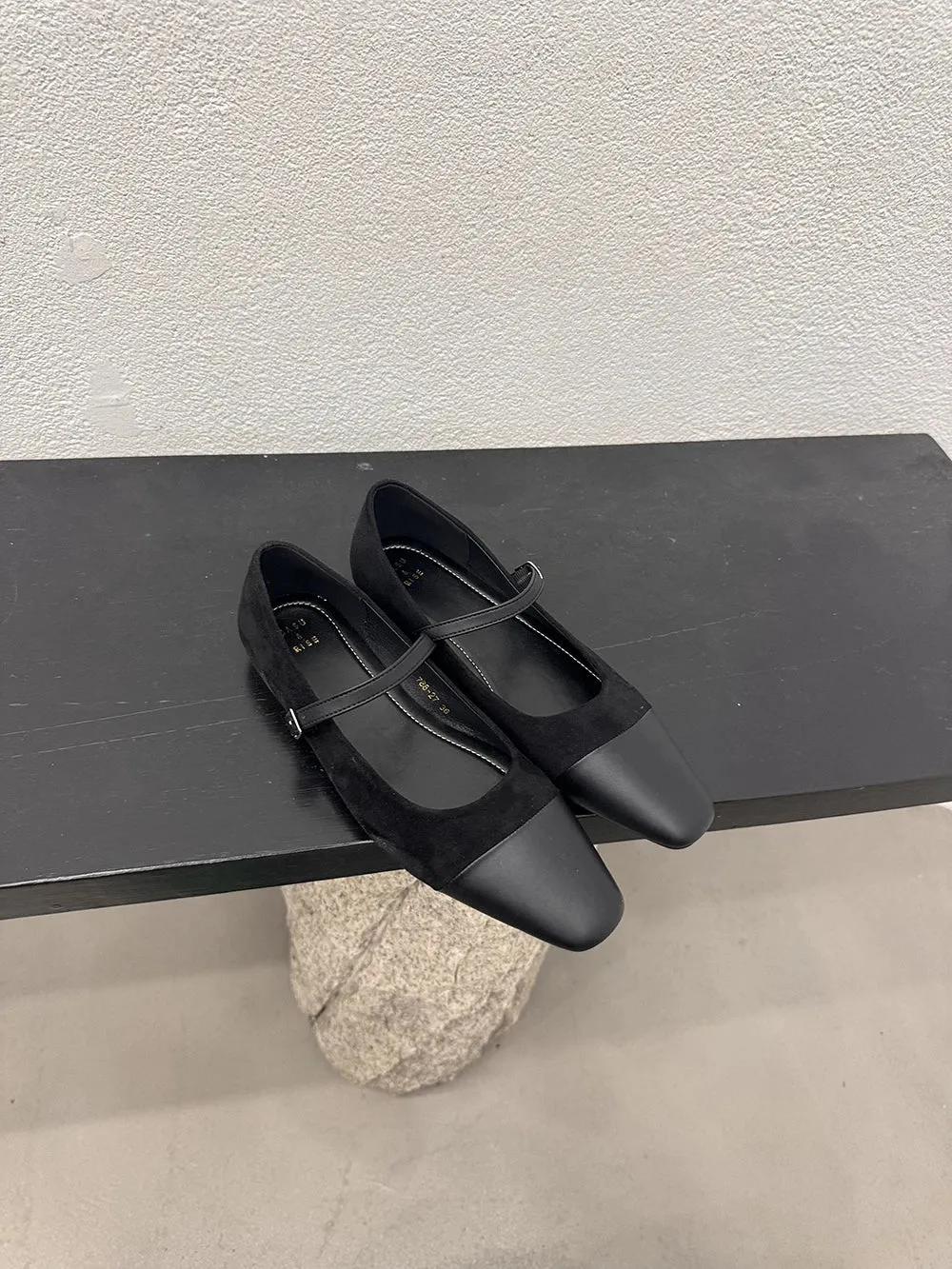 binfenxie  -  Round Toe Women Flats Loafers 2024 New Arrivals Casual Daily Shoes Belt Buckle Flock Dress Shoes Woman Beige Black Brown Khaki