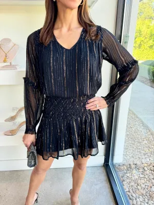 Black Tara Blouse (Final Sale)