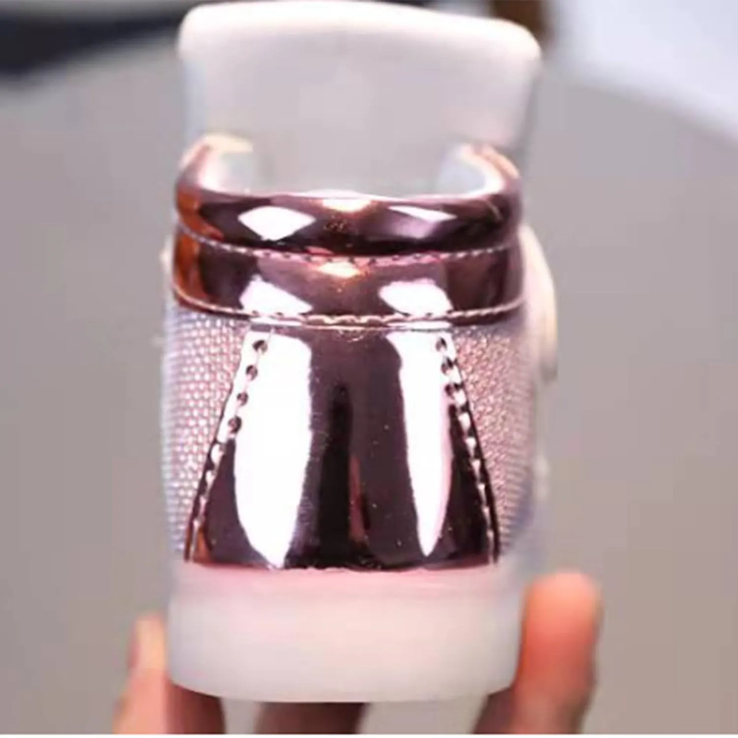 Bow Sequins Glitter Sneakers for Toddler Baby Infant Open Toe Light Up First Walking Shoes Spring Casual Comfy Soft