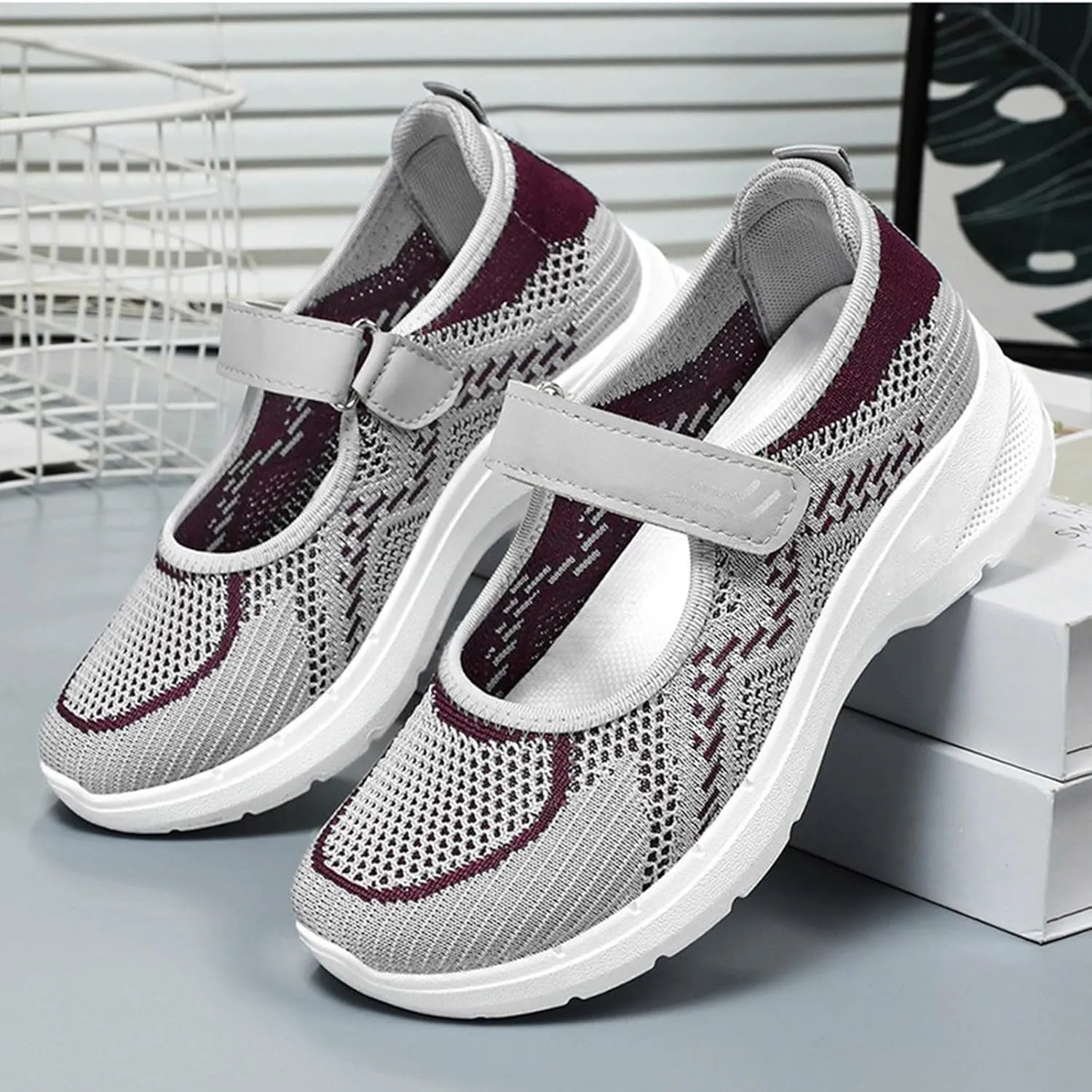 Breathable Non Slip Walking Sneakers Shoes Women's Sneaker Lightweight Walking Shoes Gym Workout Shoes
