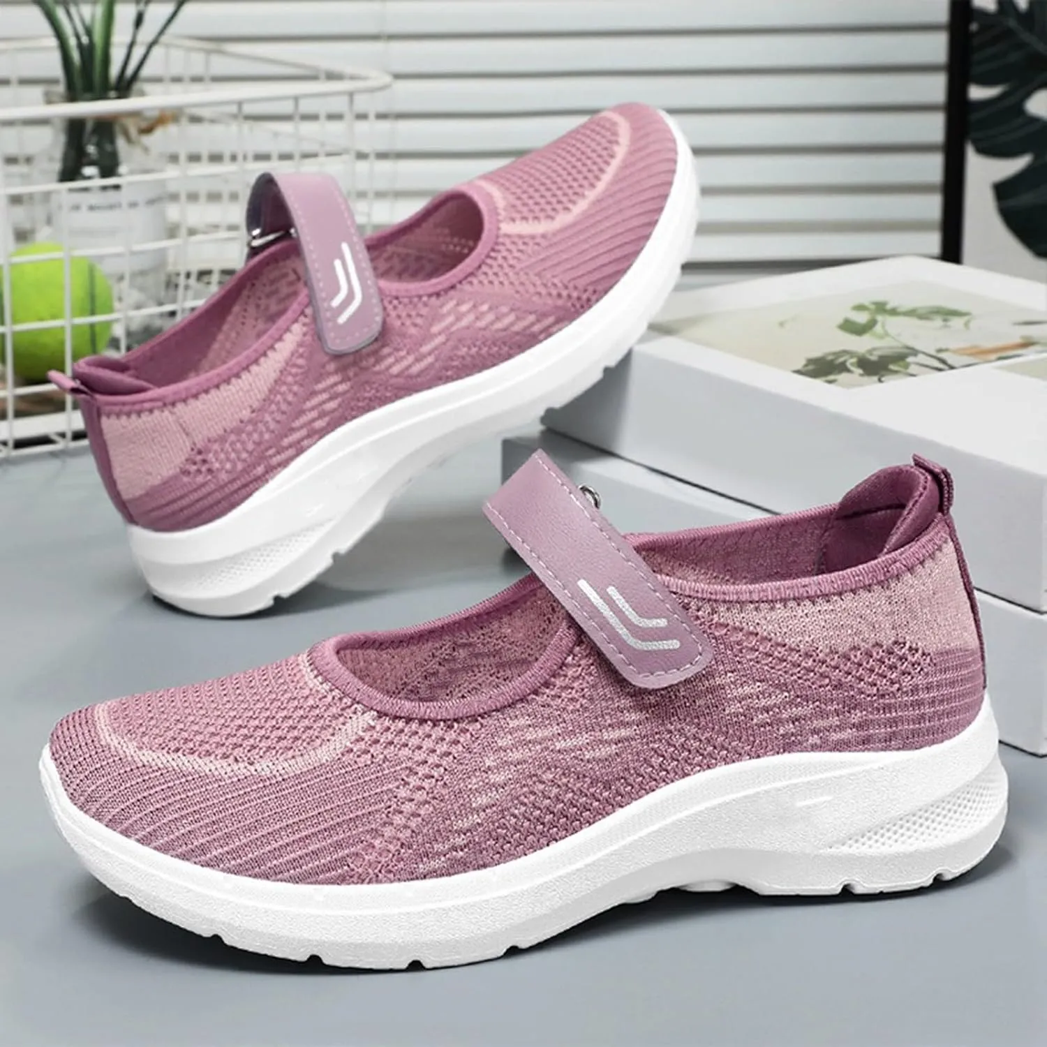 Breathable Non Slip Walking Sneakers Shoes Women's Sneaker Lightweight Walking Shoes Gym Workout Shoes