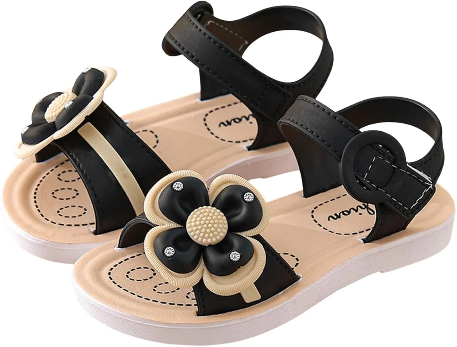 Children Shoes Comfortable Soft SSole Sandals Fashionable Flower Beach Sandals Shoes Toddler Slippers Size Kids Slippers