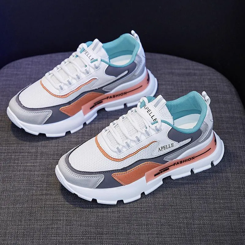 Color Block Low-top Canvas Shoes Women's Shoes