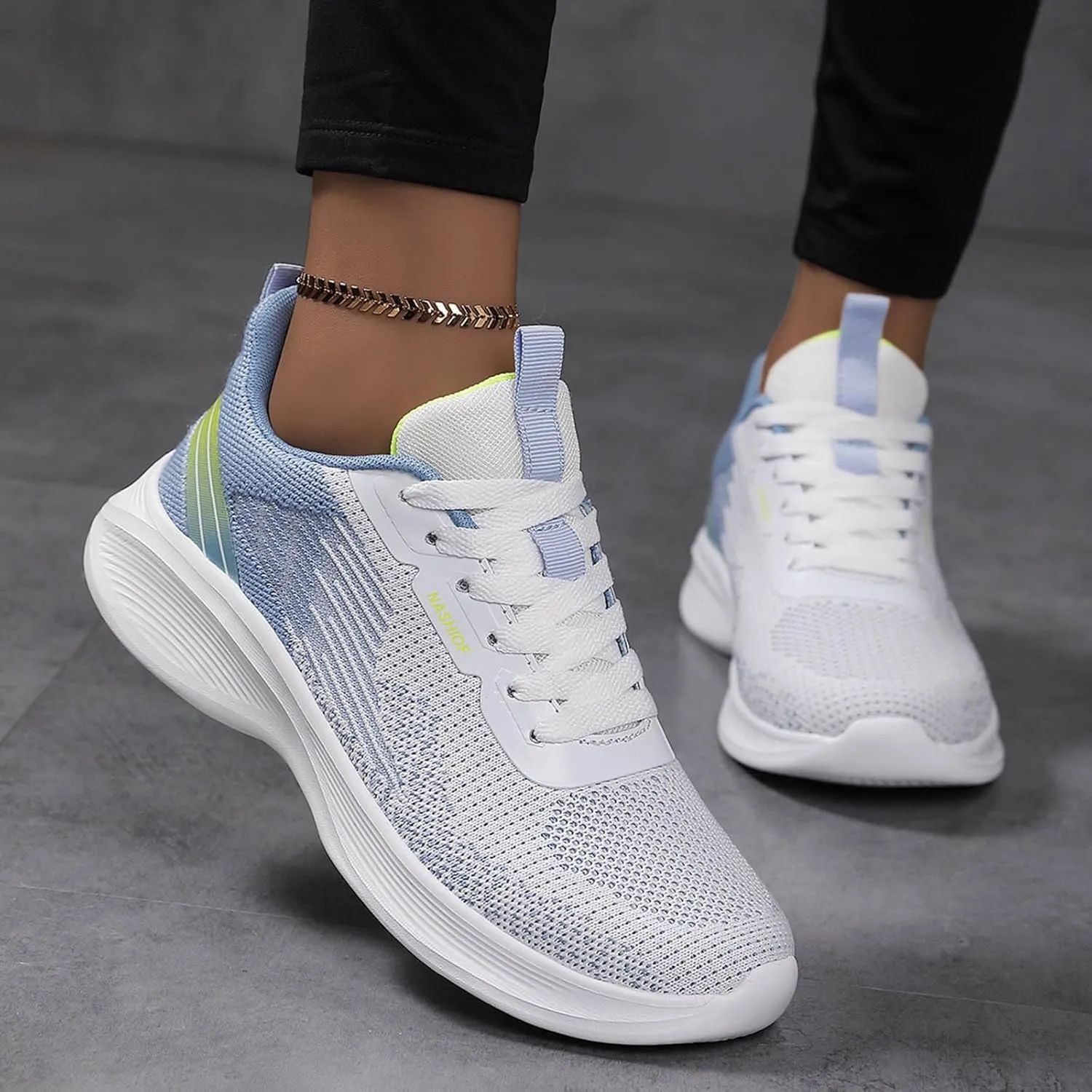 Comfort Lightweight Breathable Sneakers for Women Lightweight Comfort Casual Workout Sneakers Labor Work Shoe