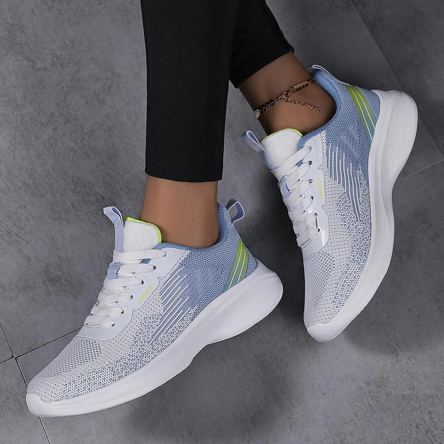 Comfort Lightweight Breathable Sneakers for Women Lightweight Comfort Casual Workout Sneakers Labor Work Shoe