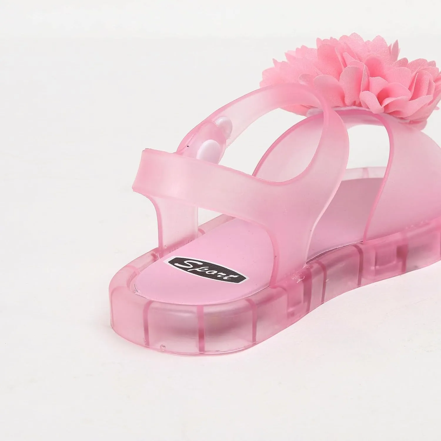 Comfortable Boys Kids Sandals Outdoor Shoes Children's Luminous Sandals Fashionable Diamond Flower Cute Princess Jelly Slippers
