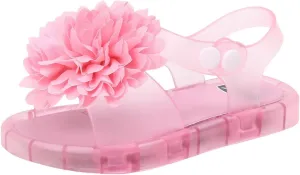 Comfortable Boys Kids Sandals Outdoor Shoes Children's Luminous Sandals Fashionable Diamond Flower Cute Princess Jelly Slippers