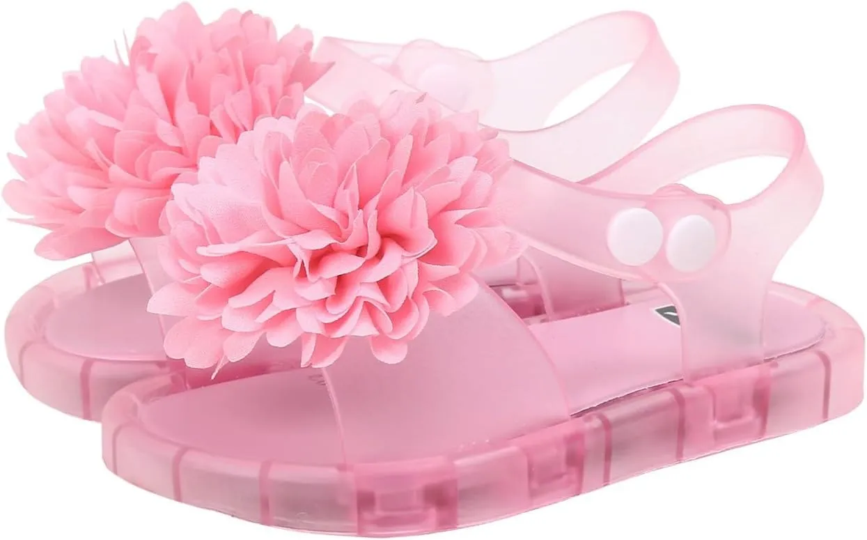 Comfortable Boys Kids Sandals Outdoor Shoes Children's Luminous Sandals Fashionable Diamond Flower Cute Princess Jelly Slippers