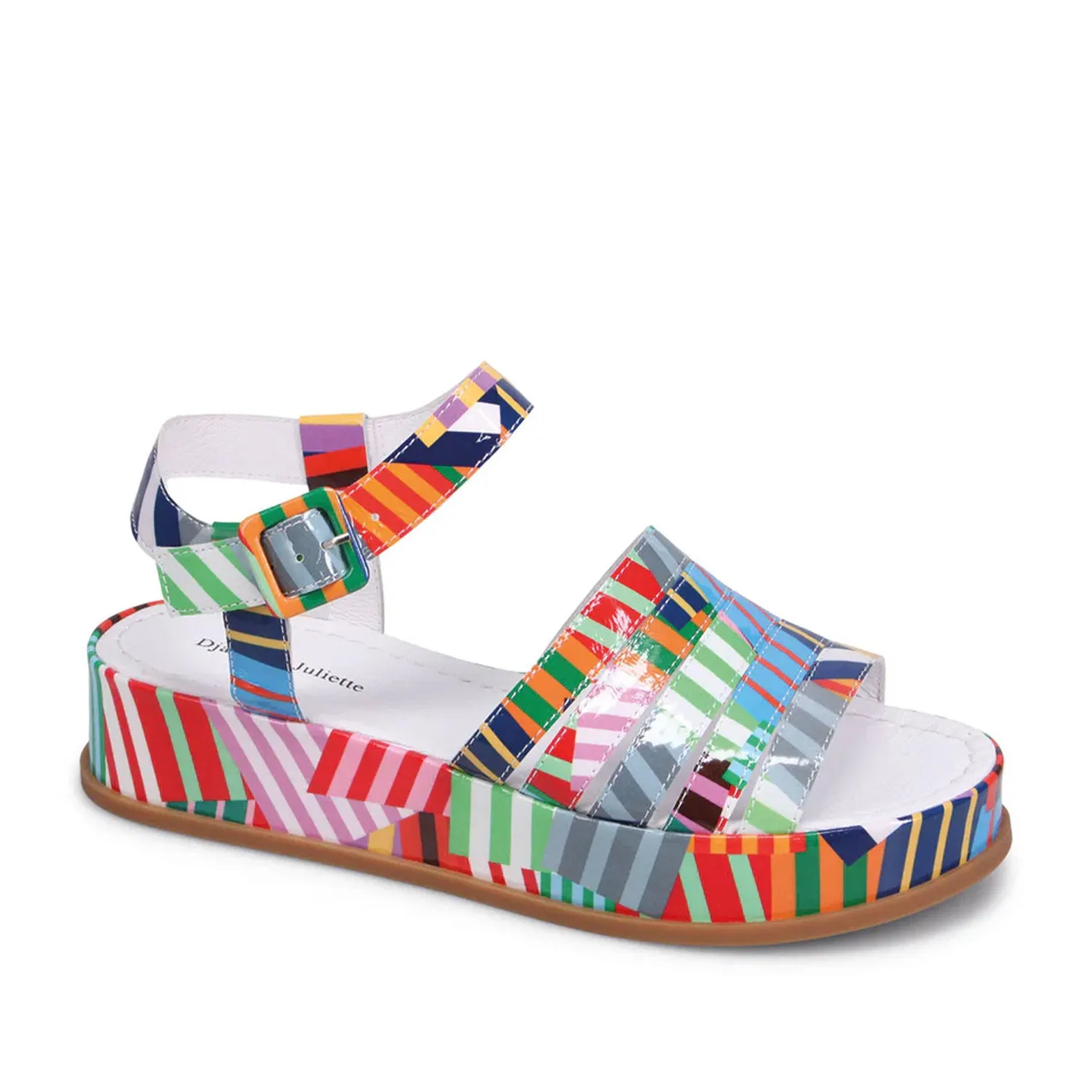 Django & Juliette Women's Wollie in Multi Stripe
