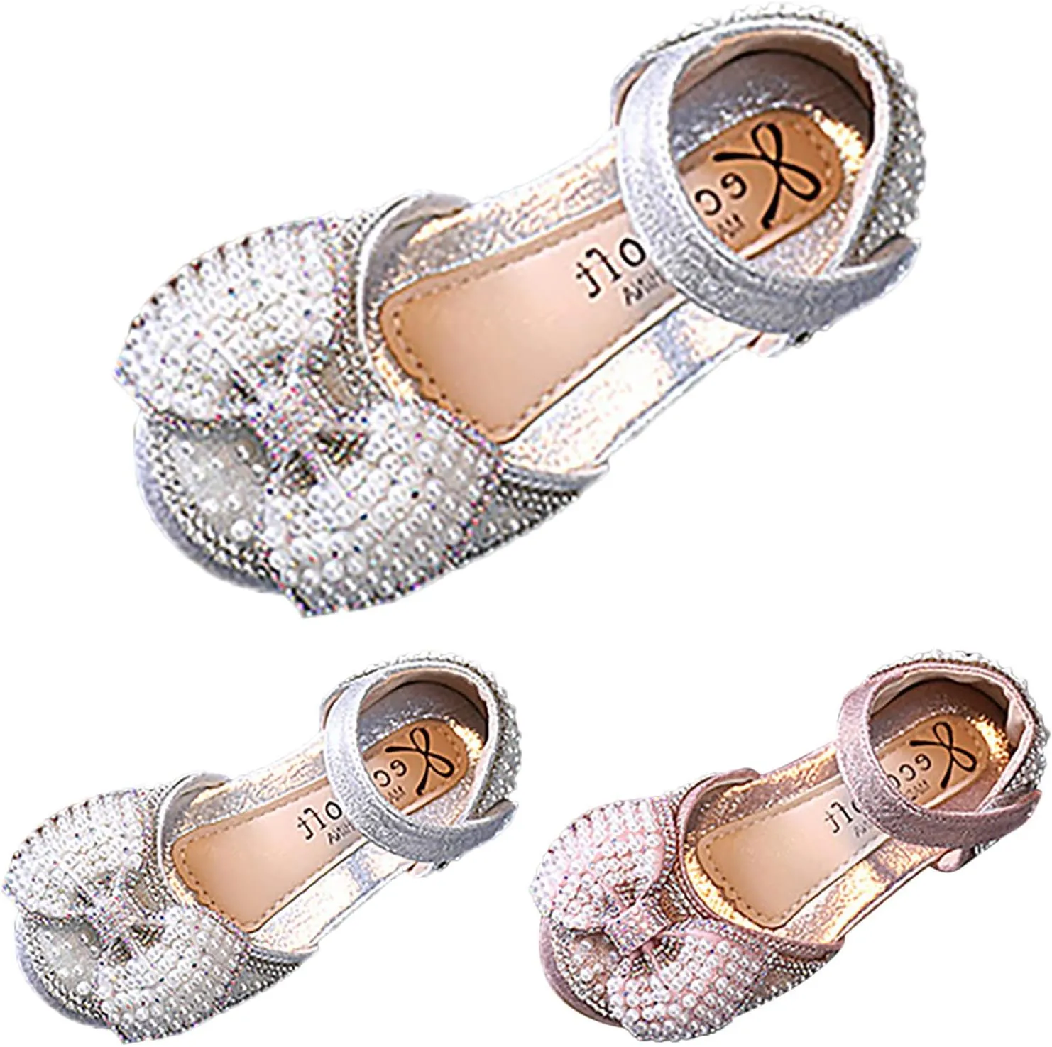 Fashion Spring And Summer Children Dance Shoes Girls Dress Performance Princess Shoes Flat Bottom Round Youth Rain Boots