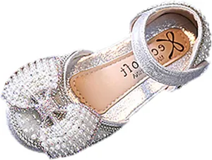 Fashion Spring And Summer Children Dance Shoes Girls Dress Performance Princess Shoes Flat Bottom Round Youth Rain Boots