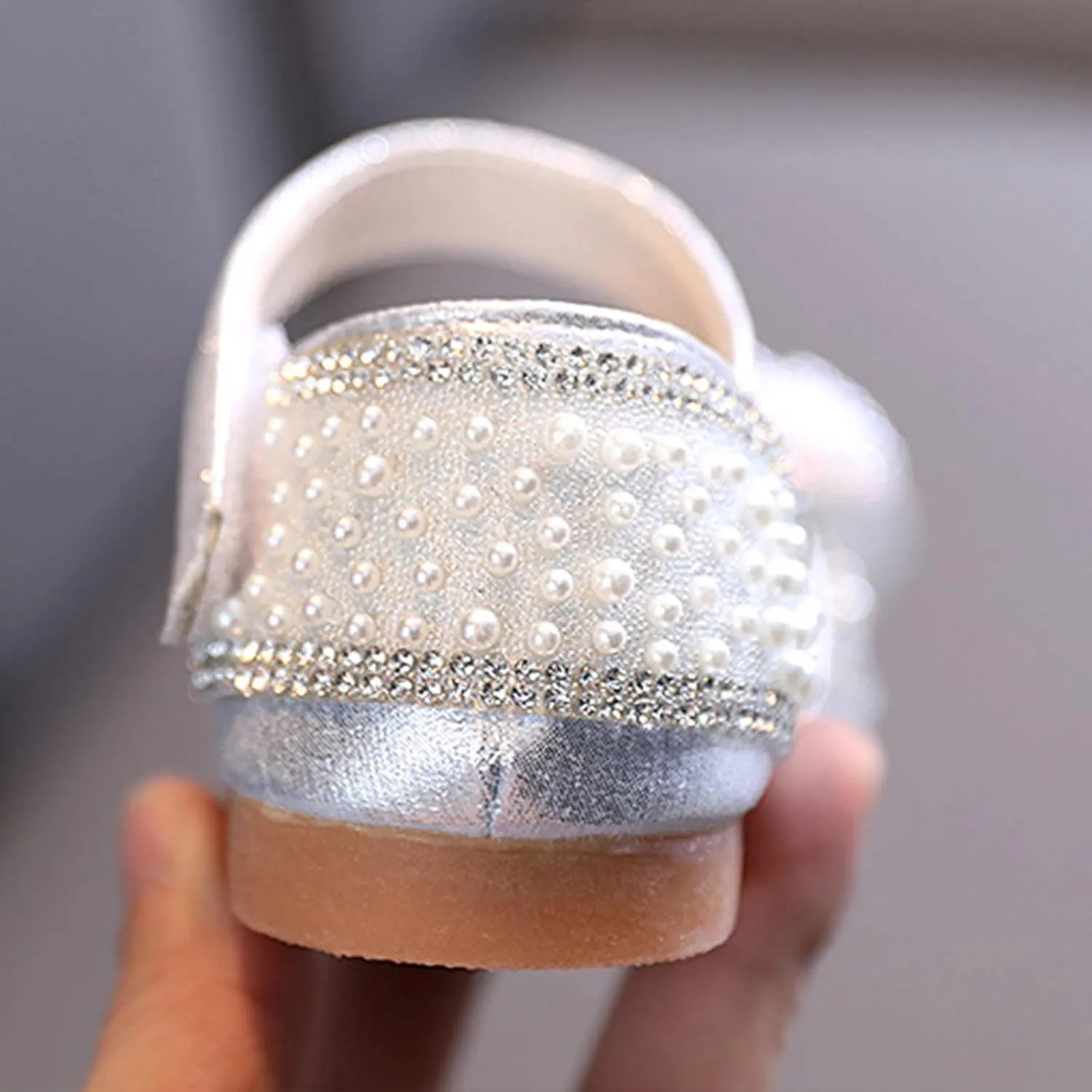 Fashion Spring And Summer Children Dance Shoes Girls Dress Performance Princess Shoes Flat Bottom Round Youth Rain Boots
