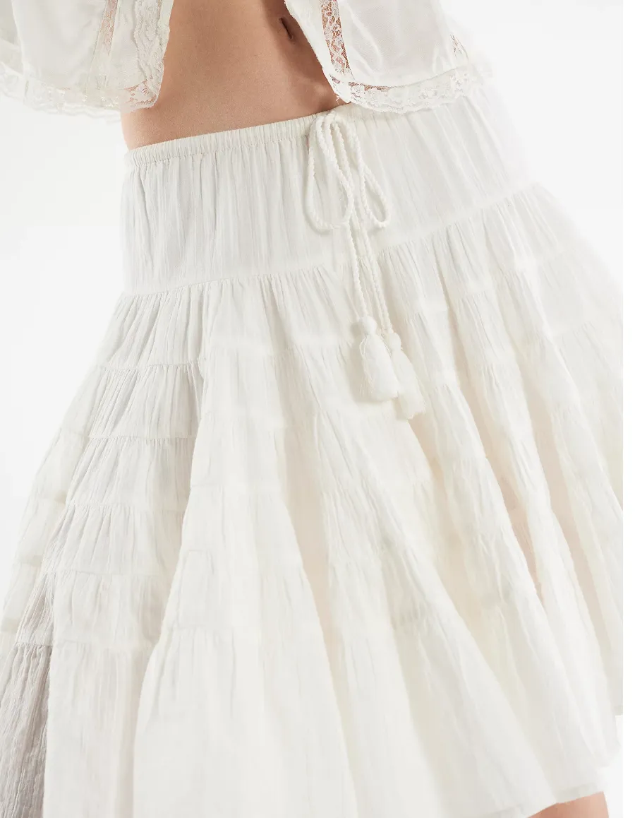 Free People Many Layers Midi Skirt