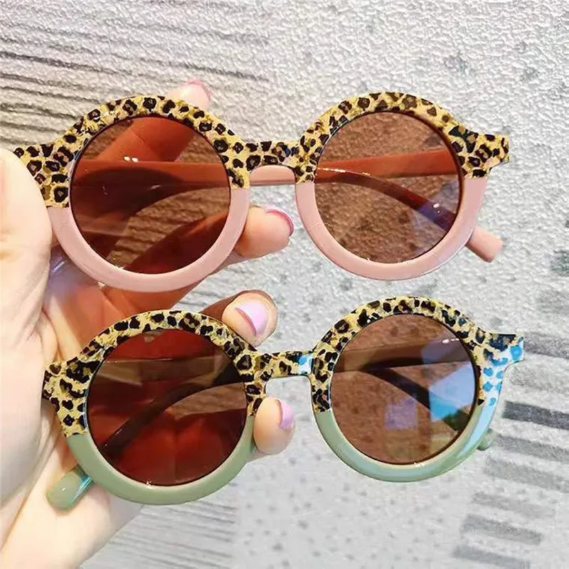 Fun and Colorful Leopard and Pastel Sunglasses for Kids