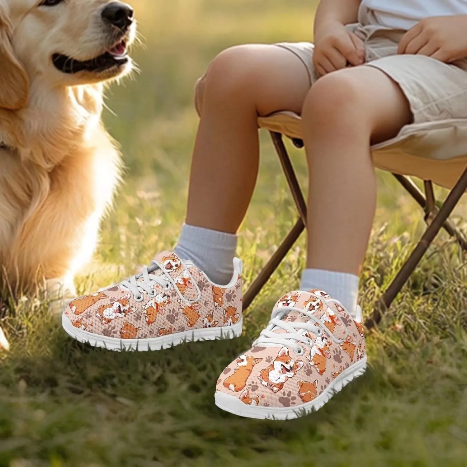 Girls Active Sneakers Boys Running Shoes Kids Slip On Trainers