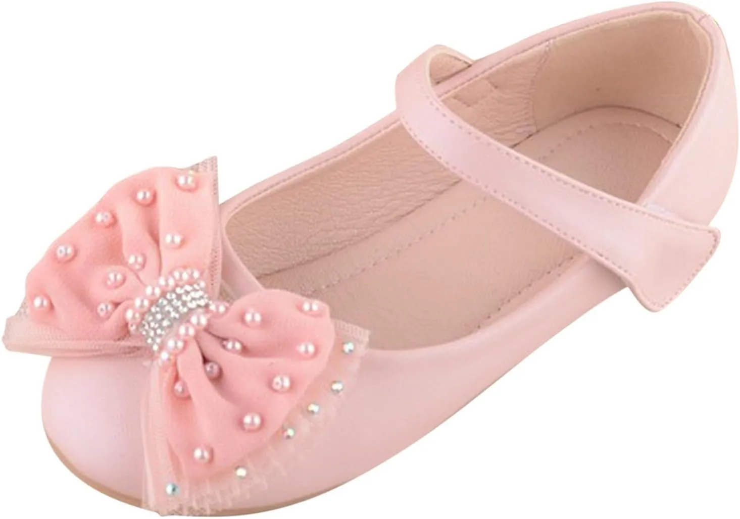 Girl's Baby Toddler Sandals Girls Closed Toe Leather Sandals Comfortable Soft Sole Fashionable Casual Children Baby Princess Athletic Lightweight