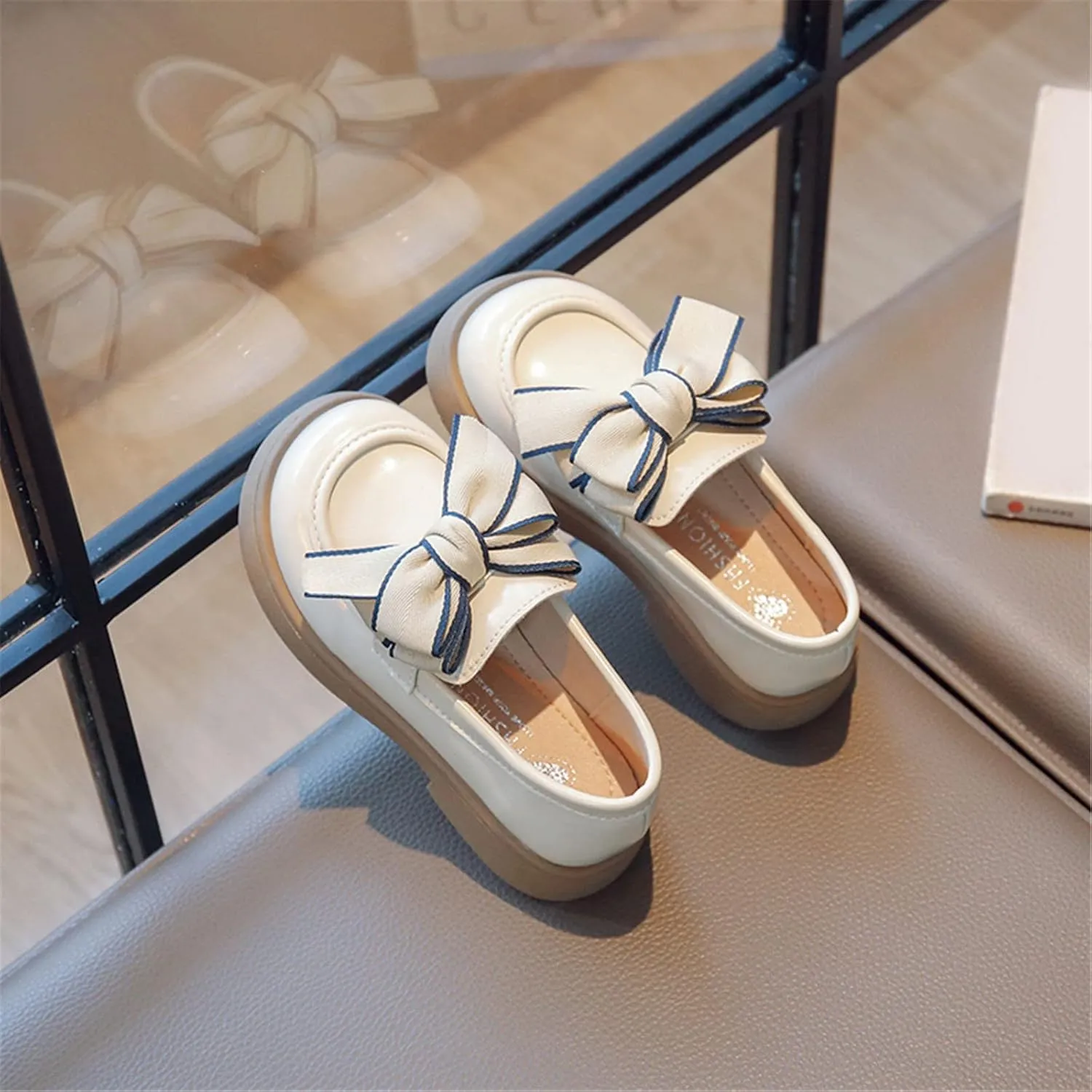 Girl's British Style School Shoes Performance Shoes Loafer for School Students