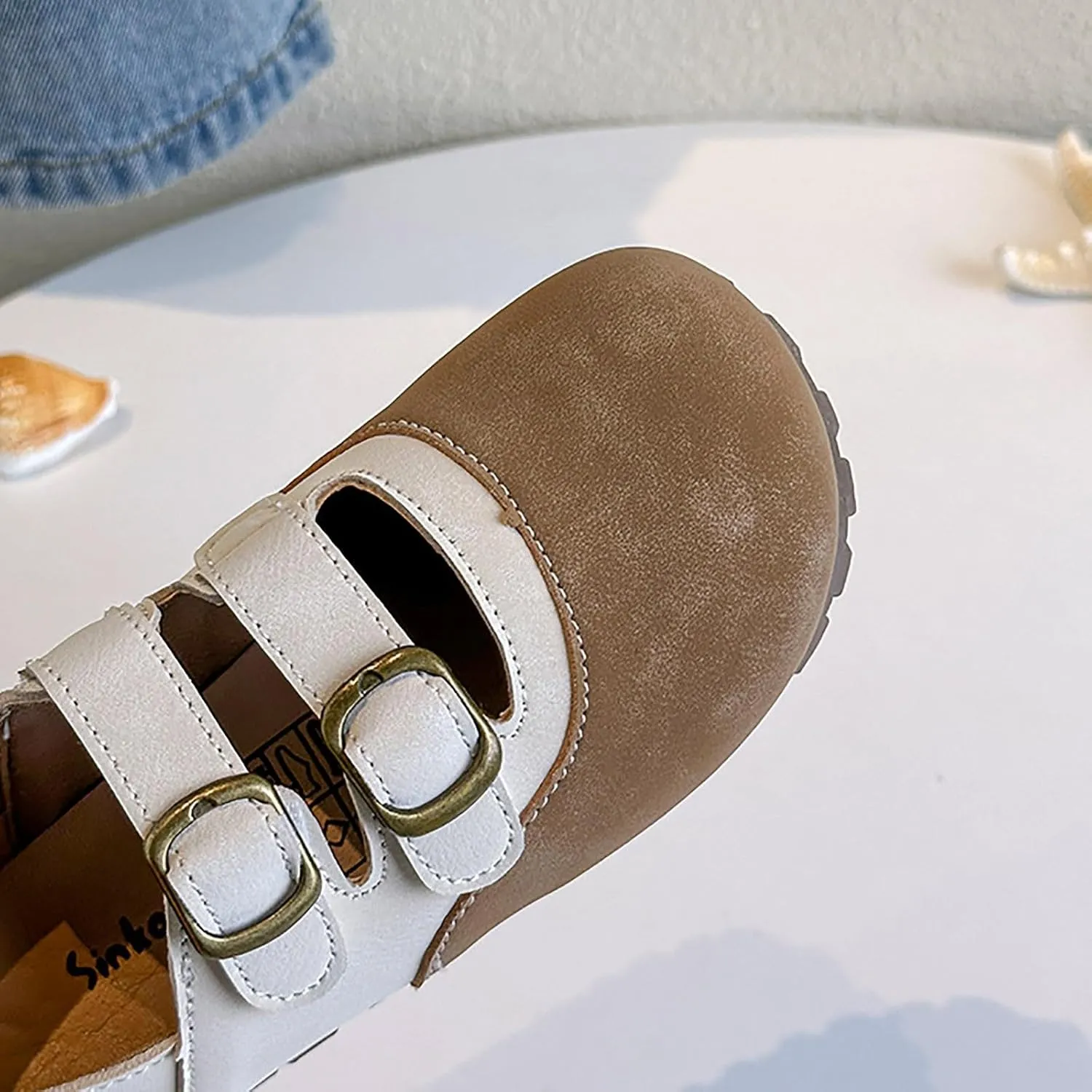 Girls Shoes Comfortable Soft Bottom Closed Toe Sandals Fashionable Casual Single Shoes Sandals Summer for Girls