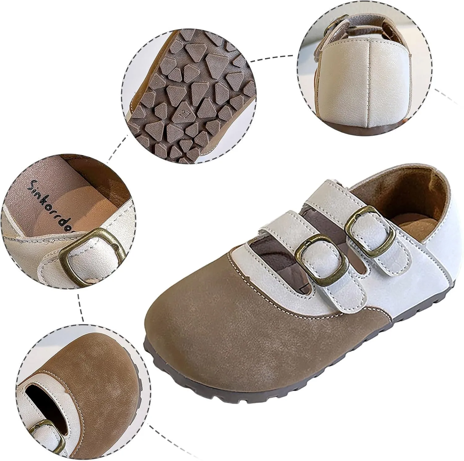 Girls Shoes Comfortable Soft Bottom Closed Toe Sandals Fashionable Casual Single Shoes Sandals Summer for Girls