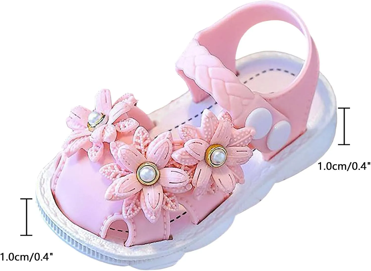 Girls Shoes Comfortable Soft Sole Closed Foot Sandals Fashionable Casual Lace Sandals Girls' Girl Toddler
