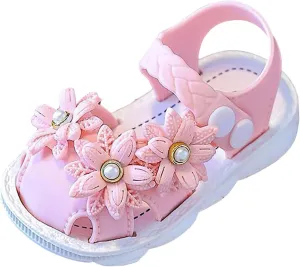 Girls Shoes Comfortable Soft Sole Closed Foot Sandals Fashionable Casual Lace Sandals Girls' Girl Toddler