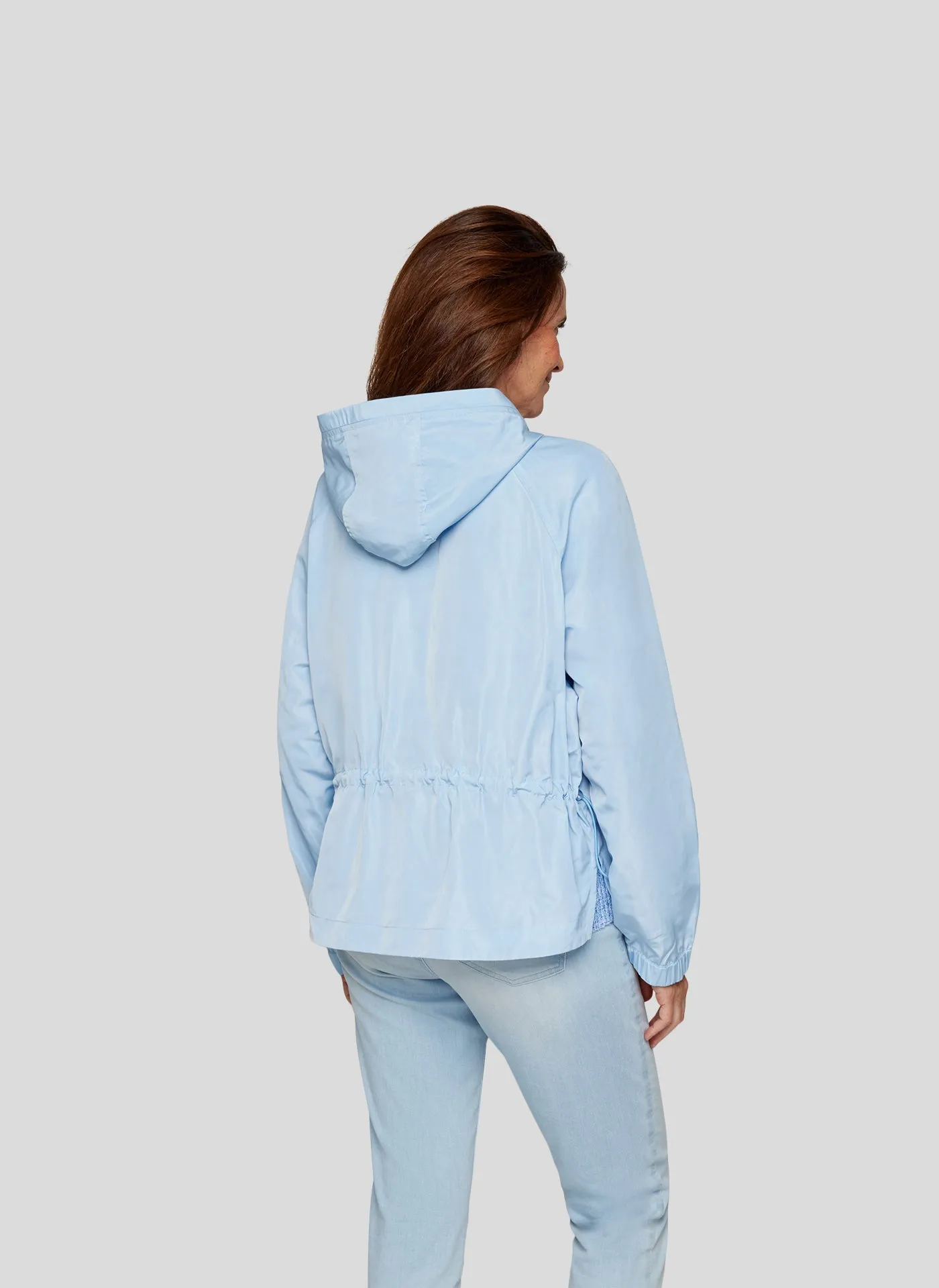 Hooded Jacket - Pastel Blue