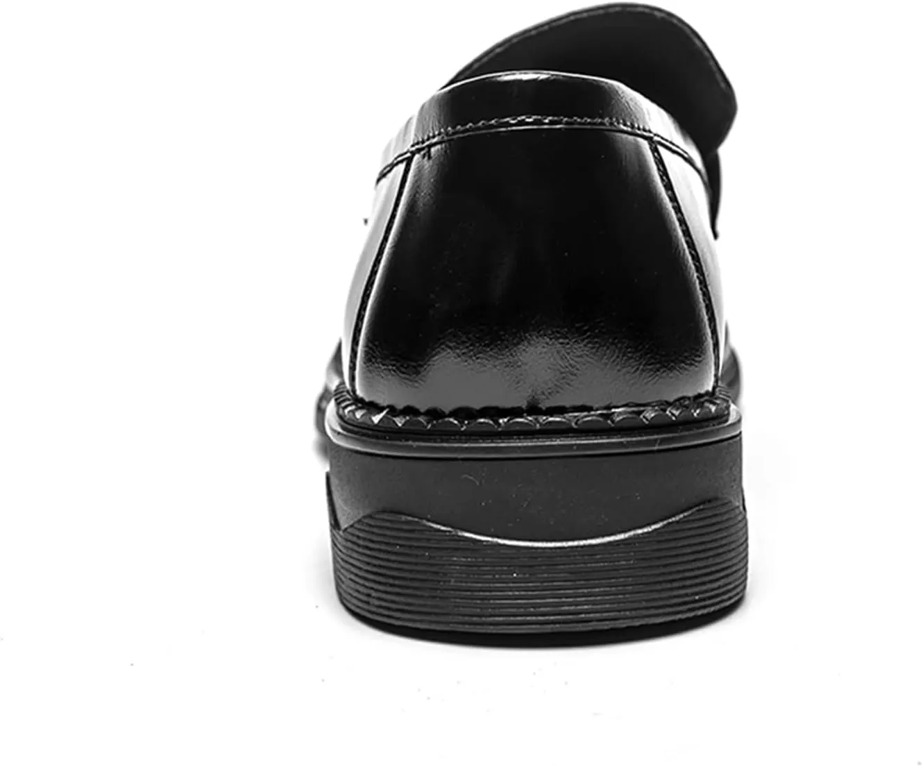 HOOENG Loafer Shoes Driving Moccasins for Men Simple Slip On Penny Loafers Vegan Leather Anti-Slip Flat Heel Flexible Outdoor Slip On
