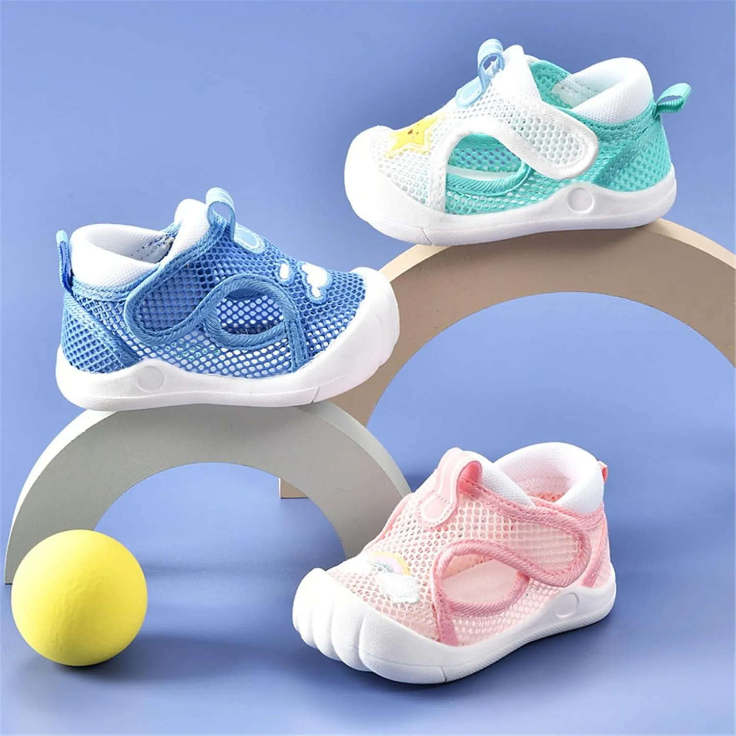 Infant Sandals for Boys Girls Baby Newborn Summer Cute Breathable Non Slip Sneakers Toddler Flat Bottom Floor Socks