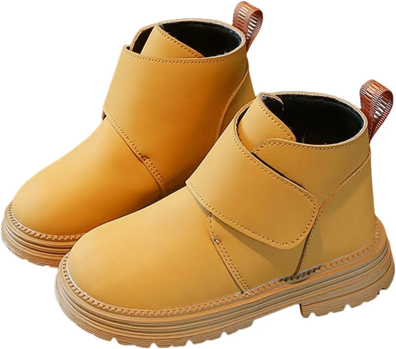 Infant Toddler Kids Winter Ankle Boot Solid Classic Water Proof Rubber Soft Sole Anti Slip Shoes for Outdoor Casual