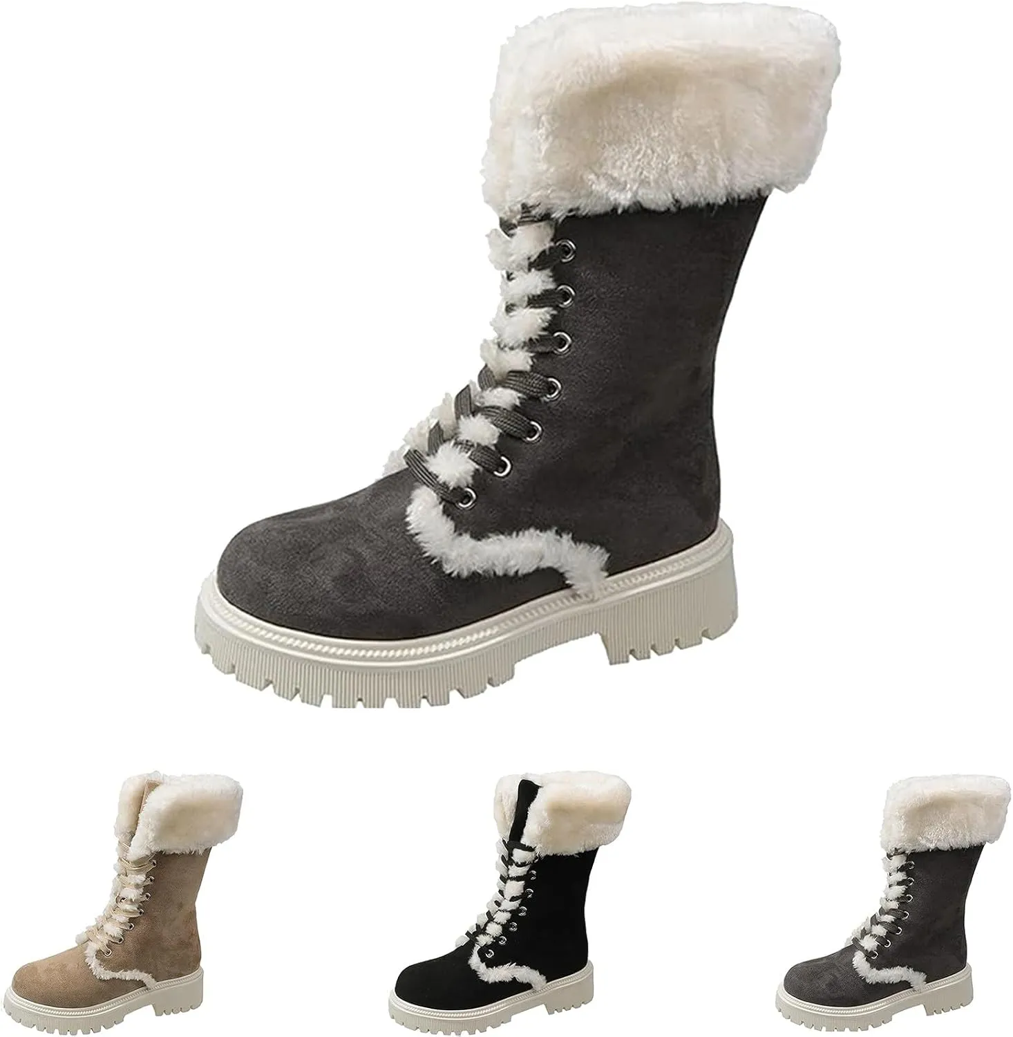 Insulated Snow Shoes For Men Wide Boots Women Outdoor Ski Boots Thickening Womens Snow Boots