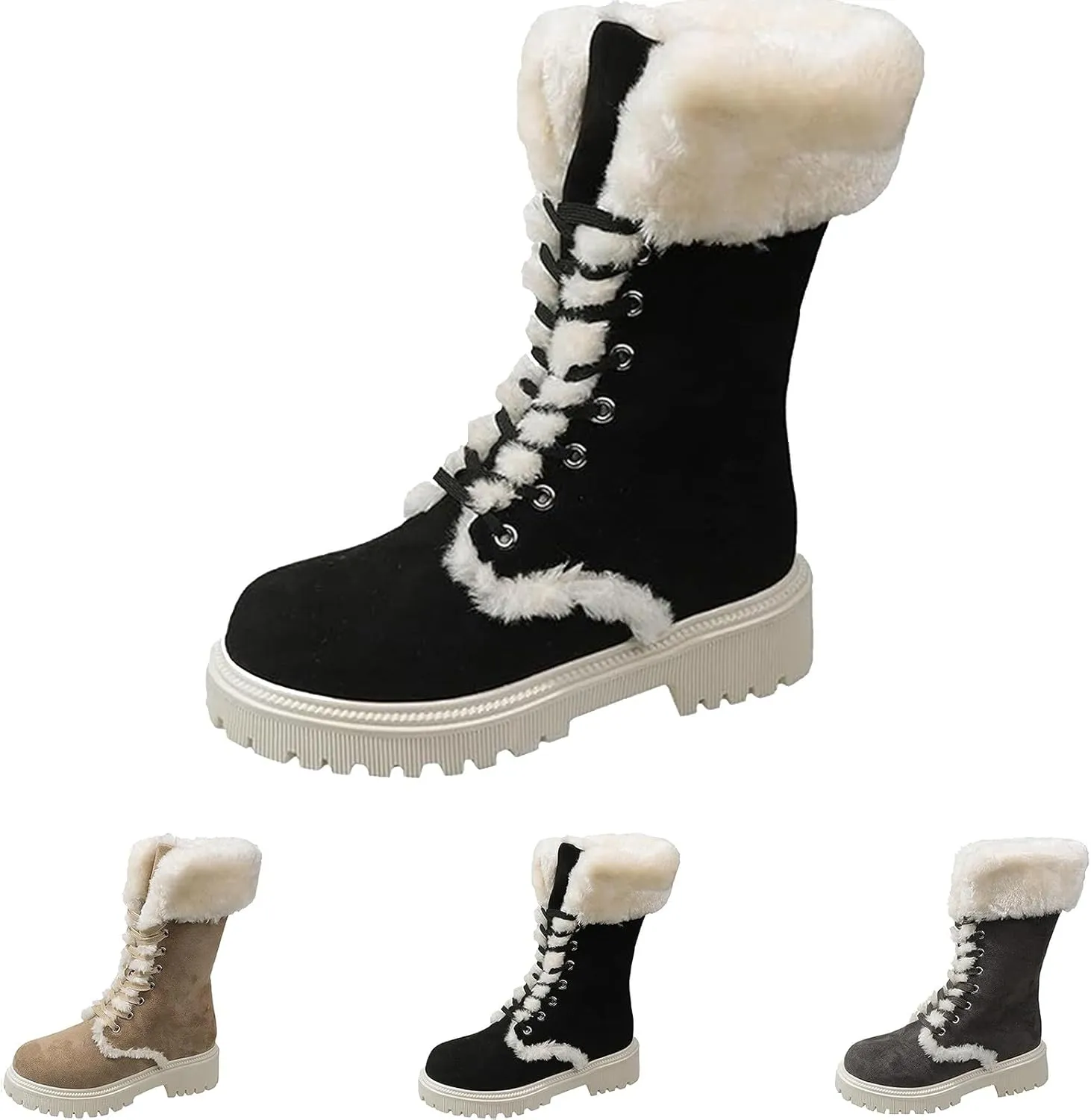 Insulated Snow Shoes For Men Wide Boots Women Outdoor Ski Boots Thickening Womens Snow Boots
