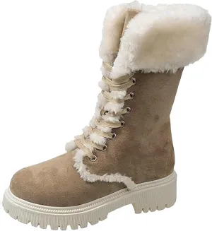 Insulated Snow Shoes For Men Wide Boots Women Outdoor Ski Boots Thickening Womens Snow Boots