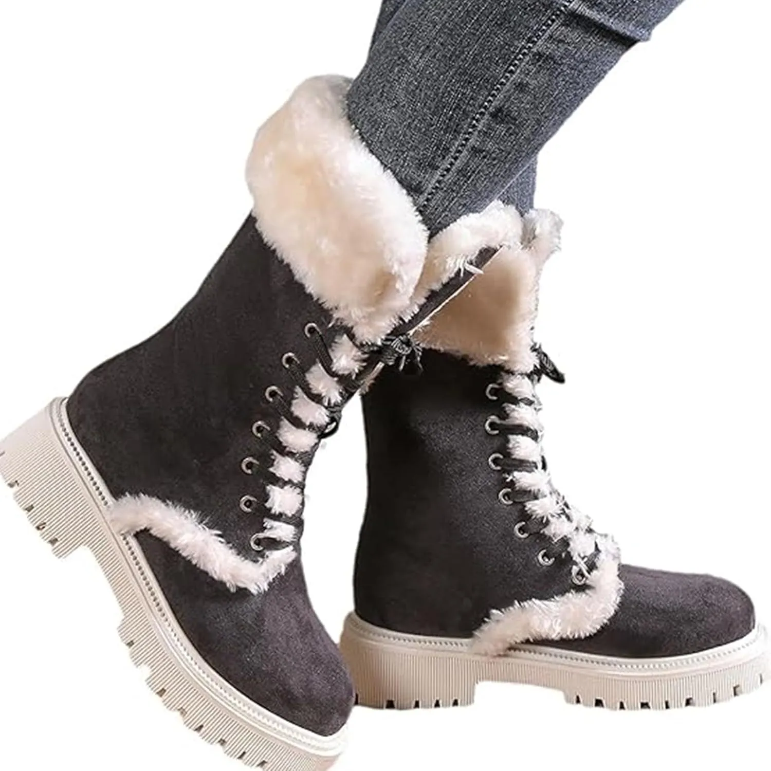 Insulated Snow Shoes For Men Wide Boots Women Outdoor Ski Boots Thickening Womens Snow Boots