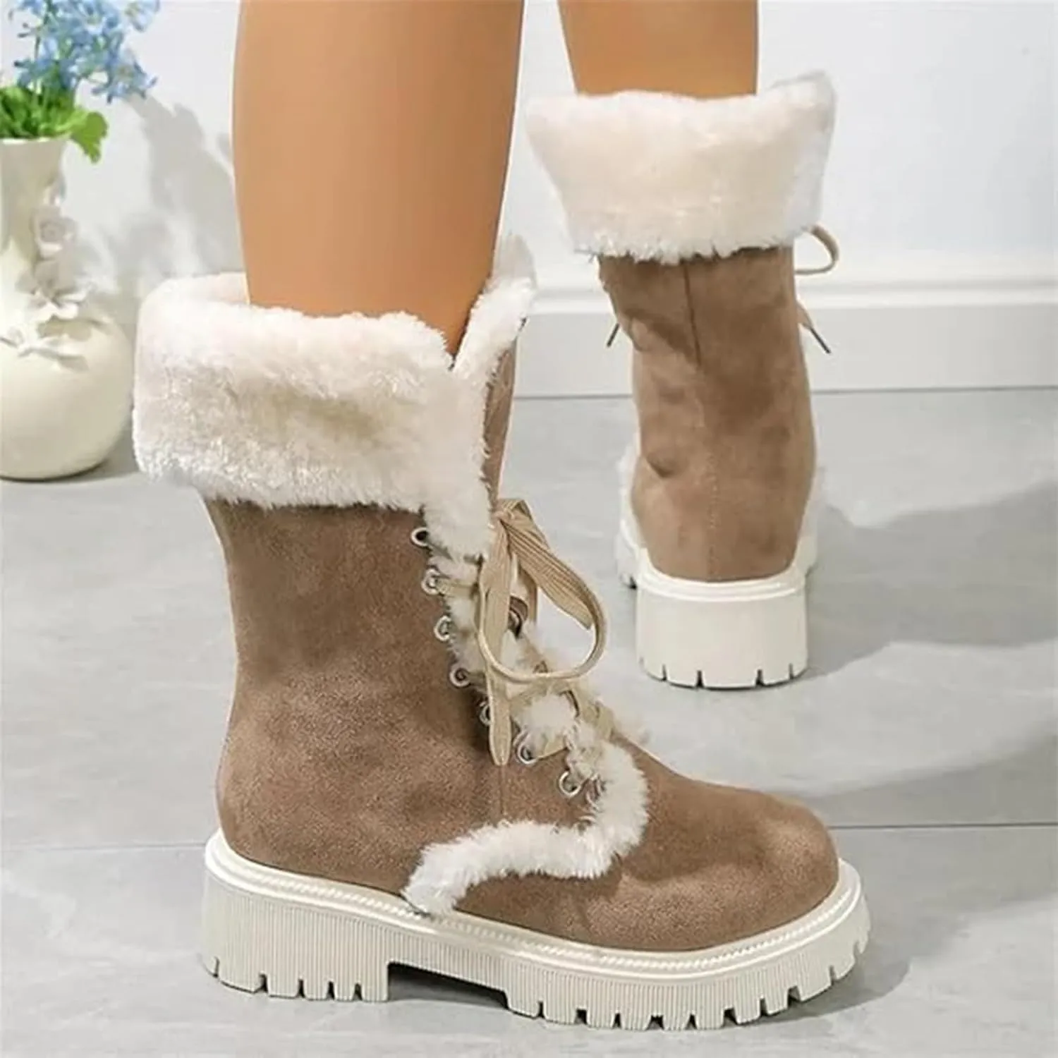 Insulated Snow Shoes For Men Wide Boots Women Outdoor Ski Boots Thickening Womens Snow Boots