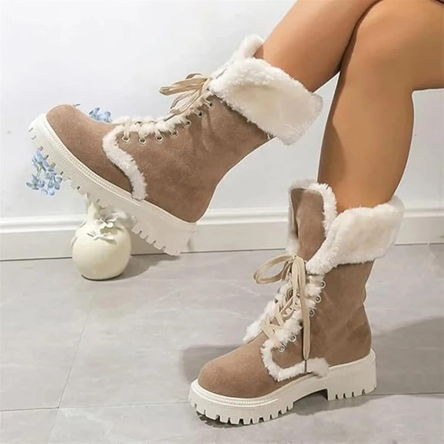 Insulated Snow Shoes For Men Wide Boots Women Outdoor Ski Boots Thickening Womens Snow Boots