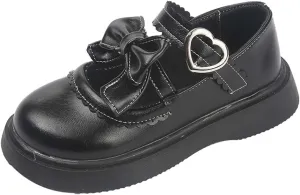 JOEupin Girls Lolita Mary Jane Flats Sweet Bow Low Heel Princess Oxford Dress Shoes