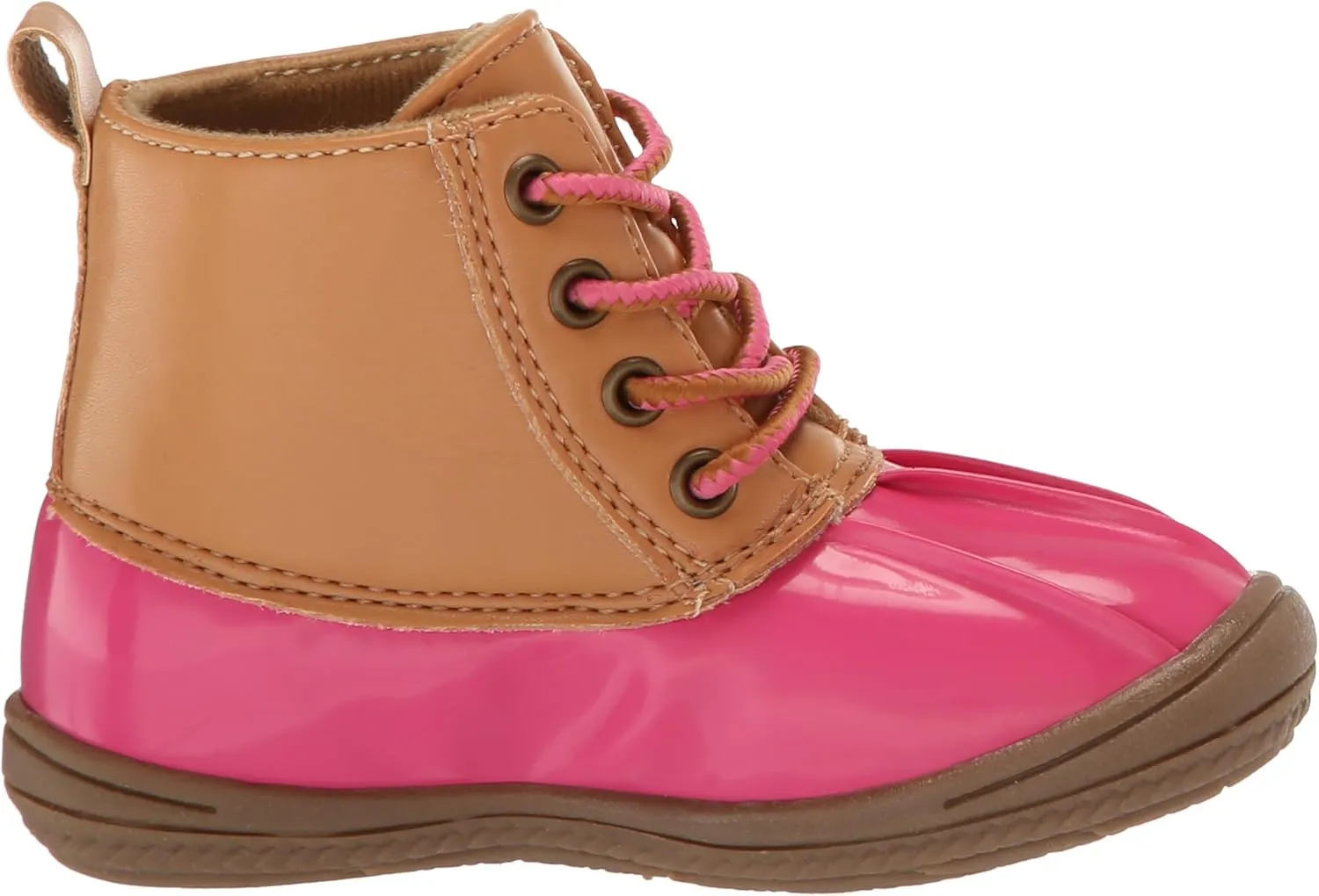 Josmo Unisex-Child Kids Lace-up Outdoor Rain Duck Boots