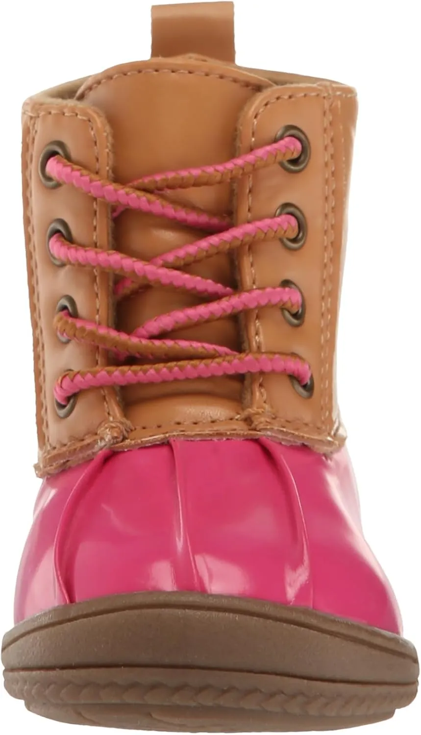Josmo Unisex-Child Kids Lace-up Outdoor Rain Duck Boots