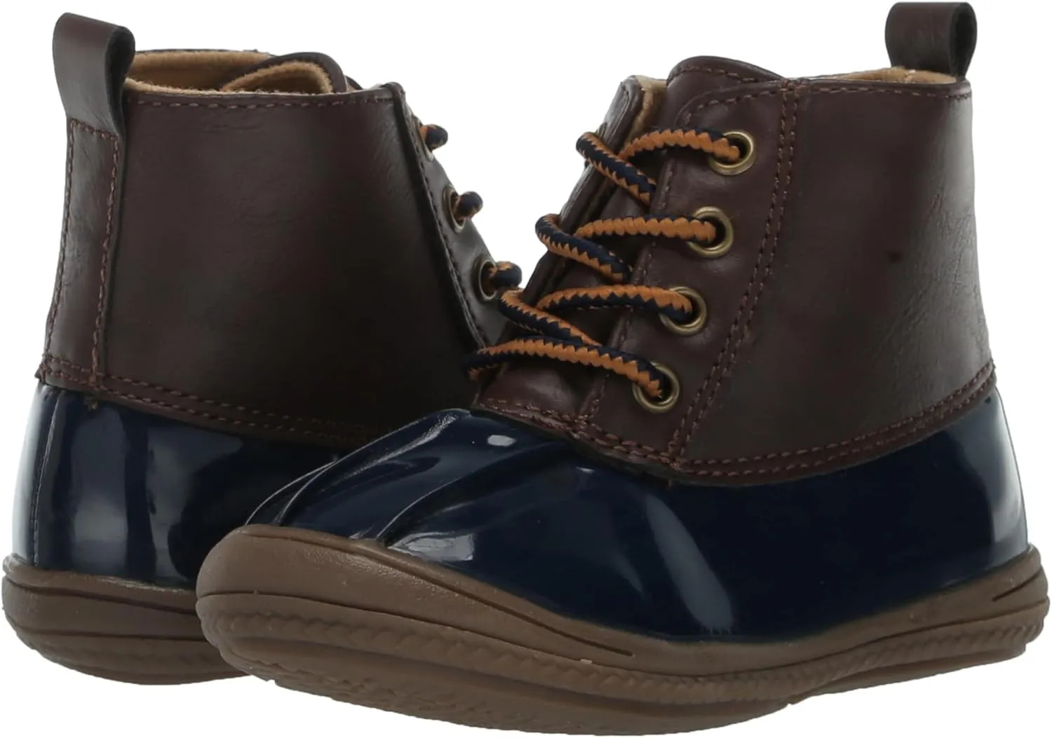 Josmo Unisex-Child Kids Lace-up Outdoor Rain Duck Boots
