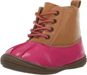Josmo Unisex-Child Kids Lace-up Outdoor Rain Duck Boots