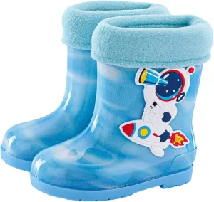 Kids Rain Boots Boys Girls Lightweight Snow Boots Waterproof Easy-on Outdoor Kids Rubber Boot Unisex-Child